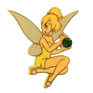 Vintage Disney Tinker Bell Fairy Enamel Trader Lapel Pin